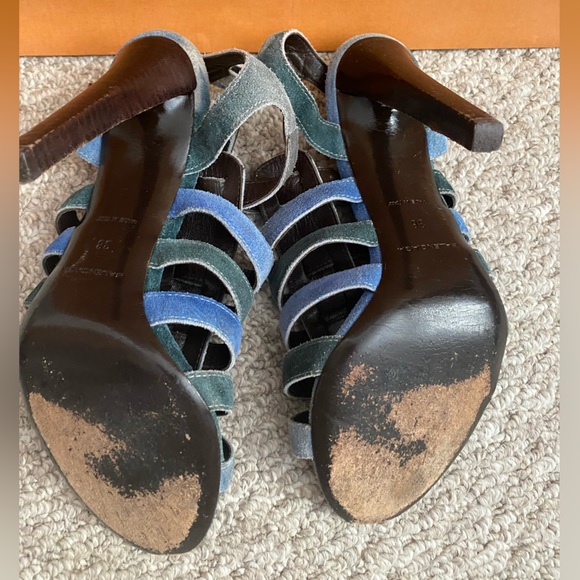 Tie dye/Multi colour Suede heels. Gorgeous! - Picture 5 of 5